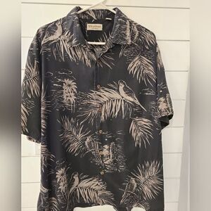 Caribbean Silk button down short sleeve shirt